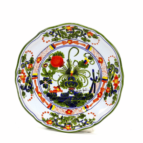 FAENZA-CARNATION: Scalloped salad plate