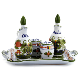 FAENZA-CARNATION Oil/Vinegar Bottle