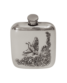 English Pewter Mallard Duck 6oz Flask