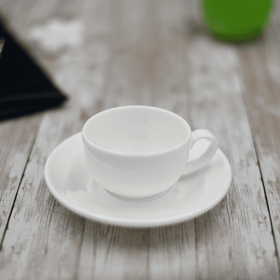 3 FL OZ | 100 ML COFFEE CUP & SAUCER