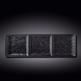 RECTANGULAR 3 SECTION DISH 16" X 5" | 40.5 X 13 CM