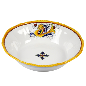RAFFAELLESCO Bowls for Serving Pasta or Salad (size: 12.5 DIAM. X 3.5 HIGH (Dimensions measured in Inches))