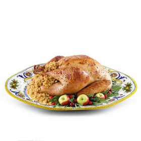 RAFFAELLESCO Platter (size: 20W. X 15 DIAM. (Dimensions measured in Inches))