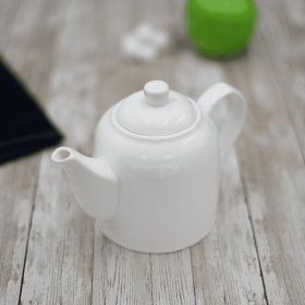 Wilmax Tea Pot (Color: White1, size: 17oz/500ml)