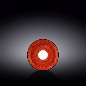 SAUCER 4.5" | 11 CM (Color: Red)
