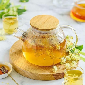 Wilmax Tea Pot (Color: Transparent, size: 32oz/950ml)